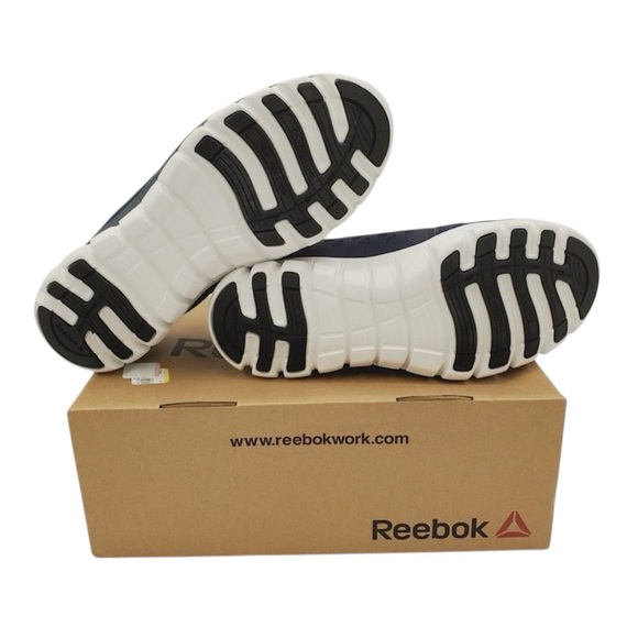 REEBOK NWT Men’s IOB Navy Blue Sneakers Alloy Size: 7.5 US UNISEX - Picture 4 of 8